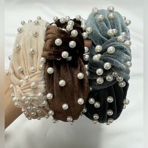 3 Headbands for Women, Headbands Pearl, new